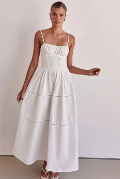 Paolo Maxi Dress (White)