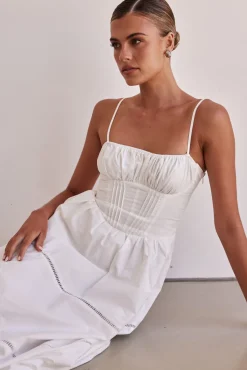 Paolo Maxi Dress (White)