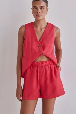 Pippa Shorts (Red)