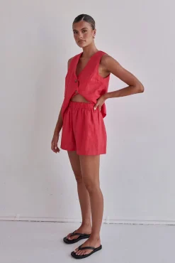 Pippa Shorts (Red)
