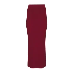 Porta Knit Skirt (Wine)