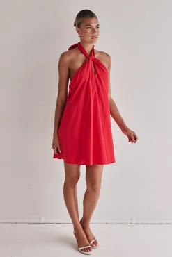 Reese Mini Dress (Red)