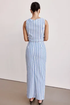 Robyn Maxi Skirt (Blue)