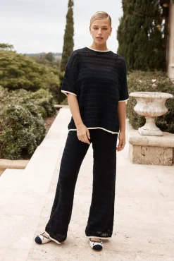 Roma Knit Pant (Navy)