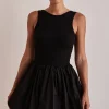 Rosamund Mini Dress (Black)