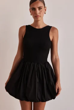 Rosamund Mini Dress (Black)
