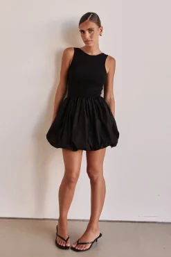 Rosamund Mini Dress (Black)
