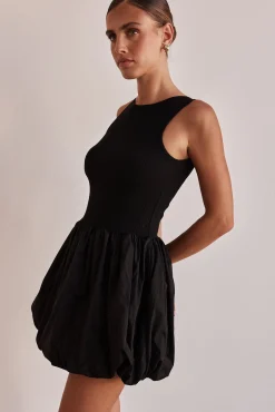 Rosamund Mini Dress (Black)