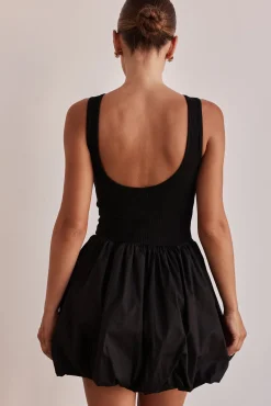 Rosamund Mini Dress (Black)