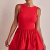 Rosamund Mini Dress (Red)