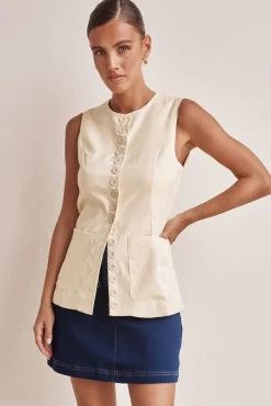 Scarlett Vest (Butter)