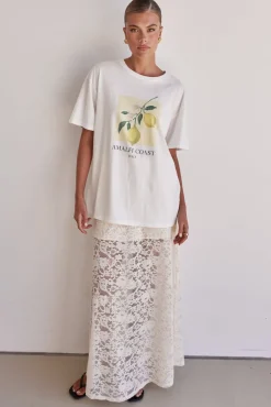 Seraphina Maxi Skirt (Cream)
