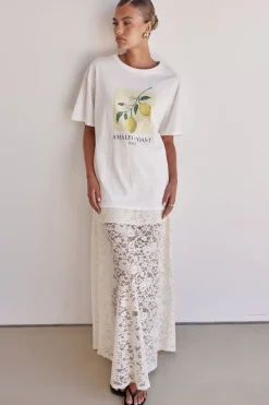Seraphina Maxi Skirt (Cream)