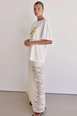 Seraphina Maxi Skirt (Cream)