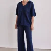 Sesia Knit Pant (Navy)