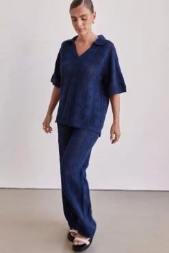 Sesia Knit Pant (Navy)