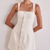 Skyler Mini Dress (Cream)