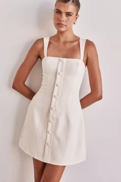Skyler Mini Dress (Cream)