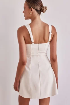 Skyler Mini Dress (Cream)