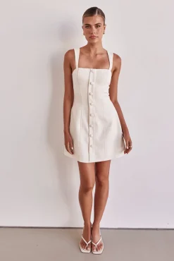 Skyler Mini Dress (Cream)