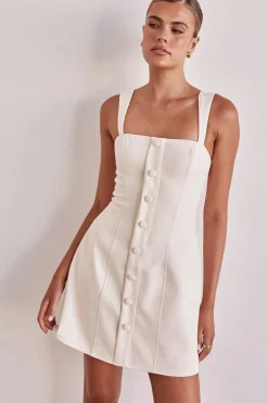 Skyler Mini Dress (Cream)