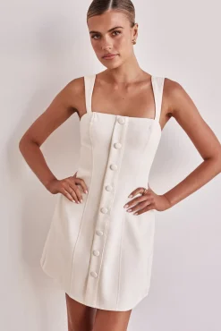 Skyler Mini Dress (Cream)