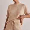 Sunset Hills Knit Shorts (Beige)