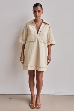Tara Mini Dress (Yellow)