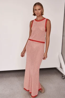 Val Knit Top (Red)