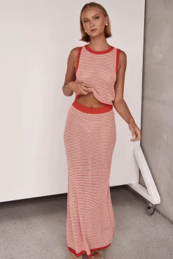 Val Knit Top (Red)