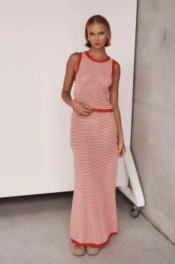 Val Knit Top (Red)