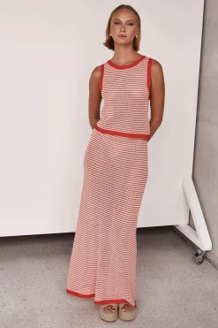 Val Knit Top (Red)