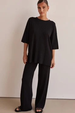 Venice Knit Pant (Black)