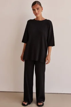Venice Knit Top (Black)