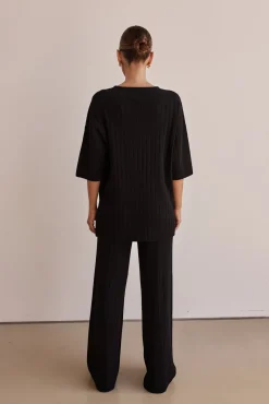 Venice Knit Top (Black)