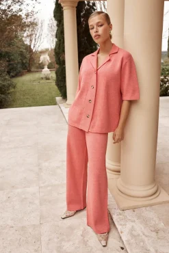 Viola Knit Pant (Pink)