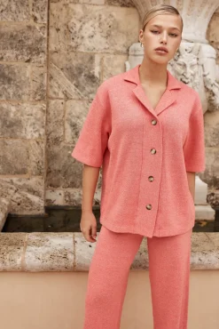 Viola Knit Pant (Pink)