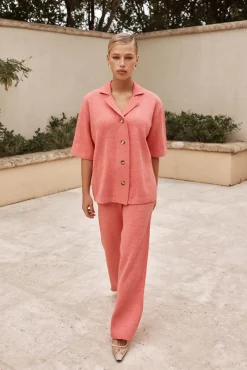 Viola Knit Pant (Pink)