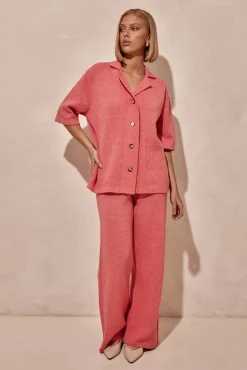 Viola Knit Pant (Pink)