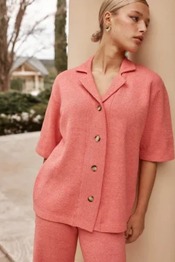 Viola Knit Shirt (Pink)