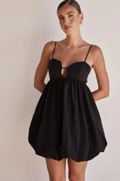 Xan Mini Dress (Black)
