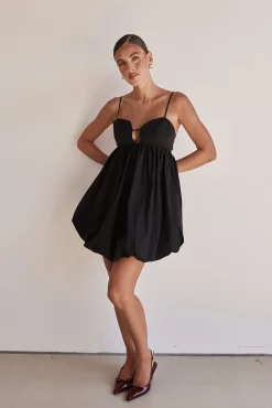 Xan Mini Dress (Black)