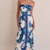 Zayna Midi Dress (Blue)