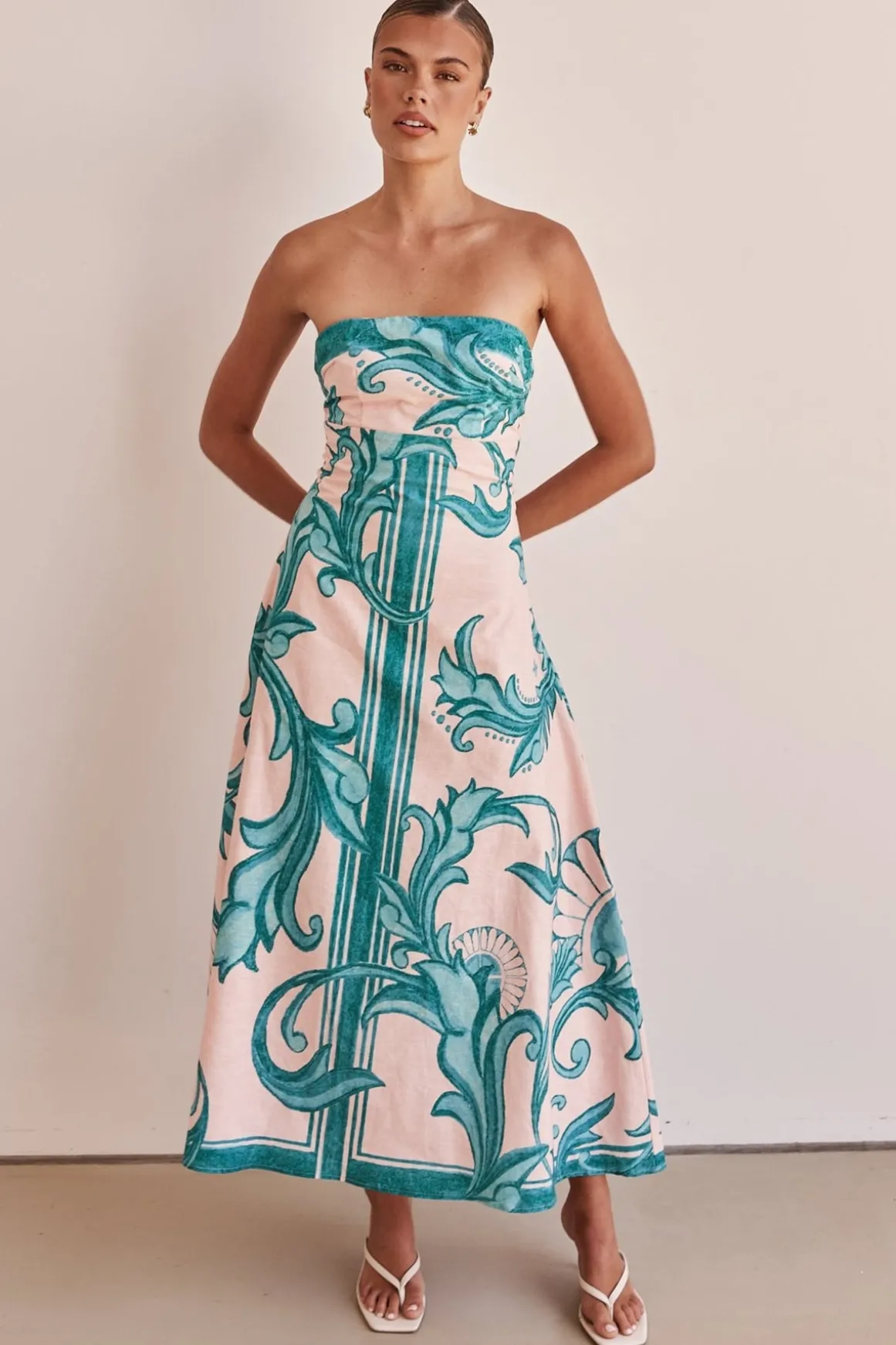 Zayna Midi Dress (Pink)