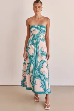 Zayna Midi Dress (Pink)