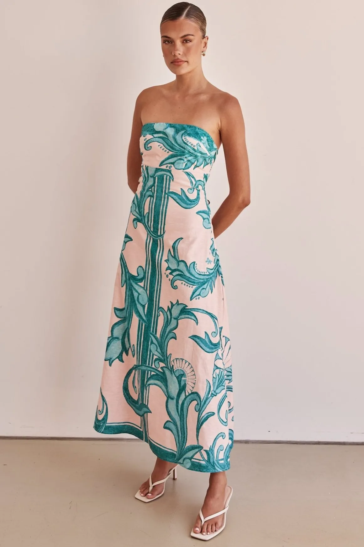 Zayna Midi Dress (Pink)