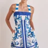 Zayna Mini Dress (Blue)