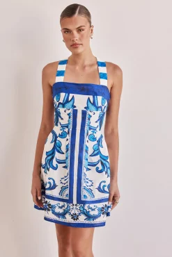 Zayna Mini Dress (Blue)