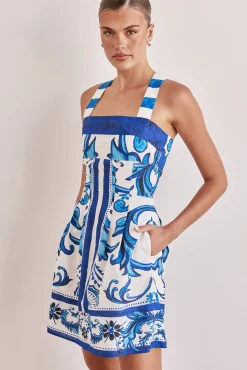 Zayna Mini Dress (Blue)