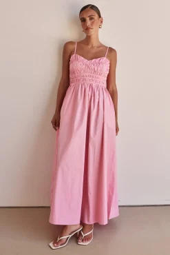 Zeno Maxi Dress (Pink)